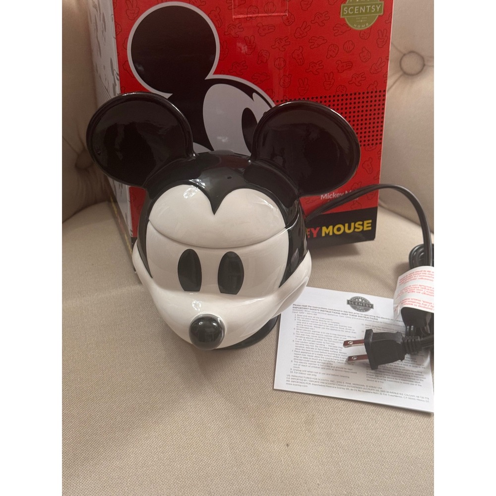 Scentsy Black Mickey Mouse Wax Warmer